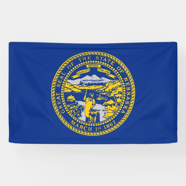 Staatsflagge Nebraska Banner (Horizontal)