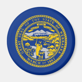 Staatsflagge Nebraska Magnet