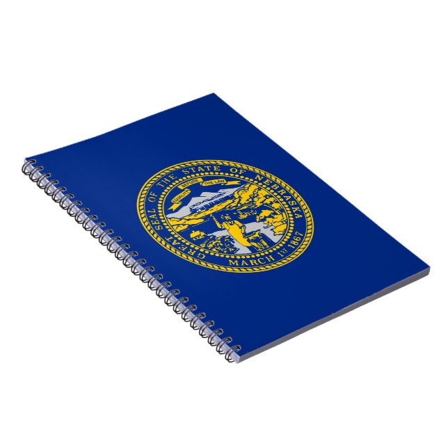 Staatsflagge Nebraska Notizblock (Rechte Seite)