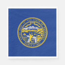 Staatsflagge Nebraska Serviette