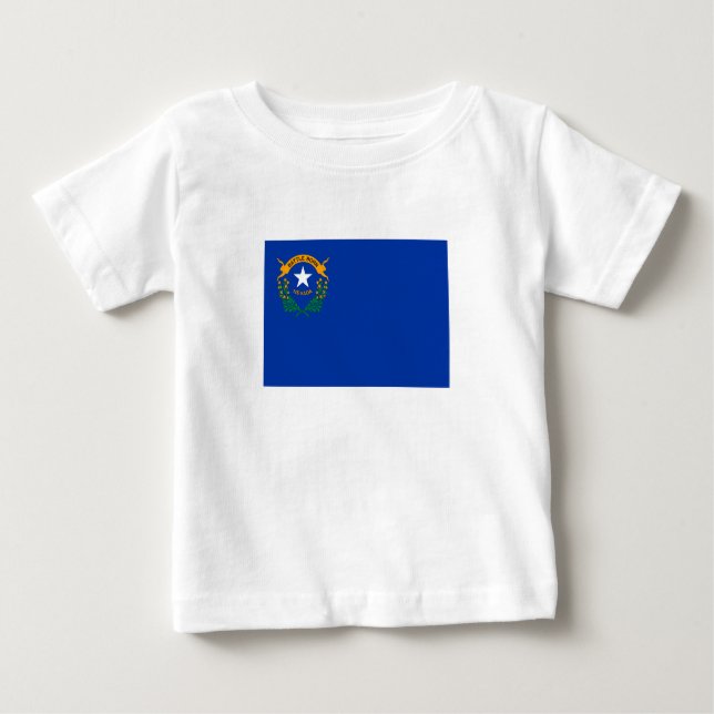 Staatsflagge Nevada Baby T-shirt (Vorderseite)