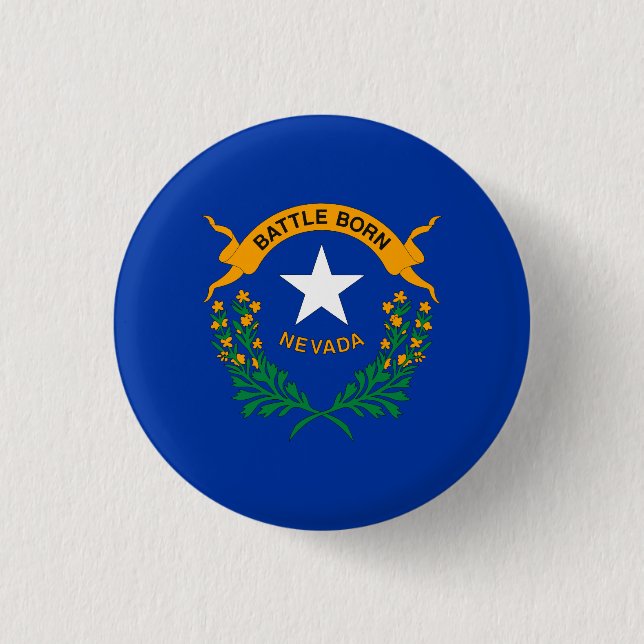Staatsflagge Nevada Button (Vorderseite)