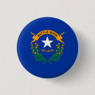 Staatsflagge Nevada Button
