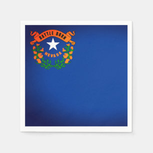 Staatsflagge Nevada Paper Party Napkins Serviette