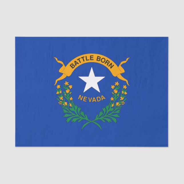 Staatsflagge Nevada Seidenpapier (Vorderseite)