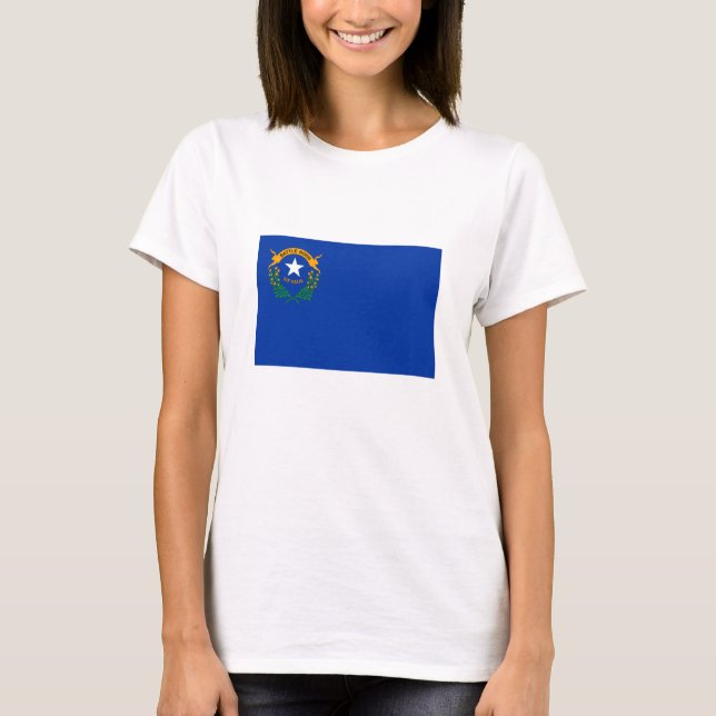 Staatsflagge Nevada T-Shirt (Vorderseite)