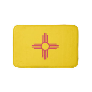 Staatsflagge New Mexico, USA Badematte