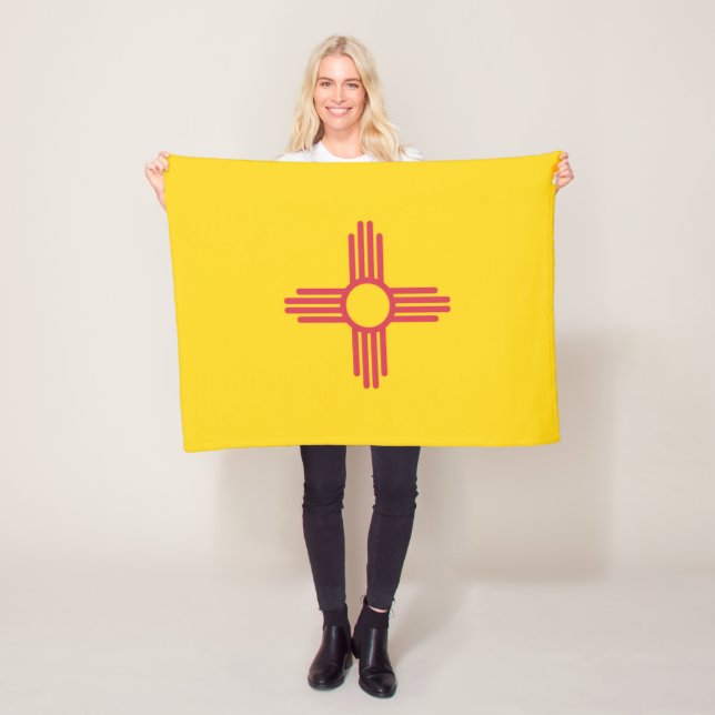 Staatsflagge New Mexico, USA Fleecedecke (Beispiel)