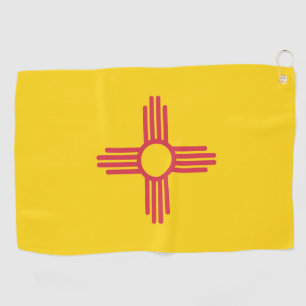 Staatsflagge New Mexico, USA Golfhandtuch