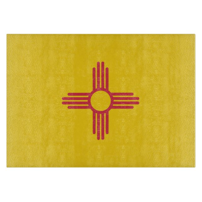 Staatsflagge New Mexico, USA Schneidebrett (Vorderseite)