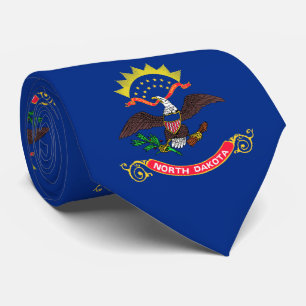 Staatsflagge Nord-Dakota Krawatte