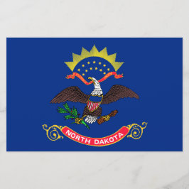 Staatsflagge Nord-Dakota (Nord-Dakotan) Briefpapier