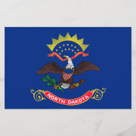 Staatsflagge Nord-Dakota (Nord-Dakotan) Briefpapier