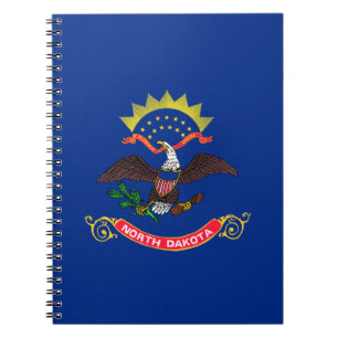 Staatsflagge Nord-Dakota (Nord-Dakotan) Notizblock
