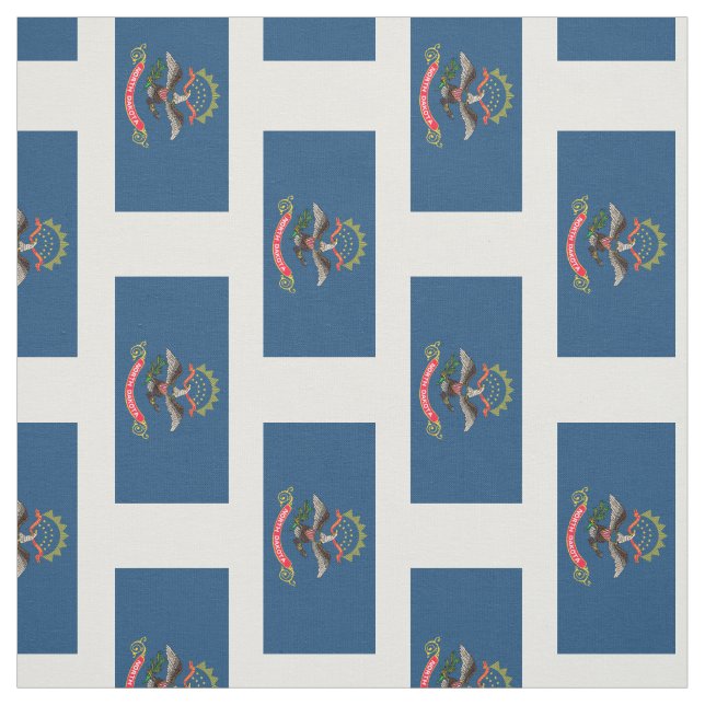 Staatsflagge Nord-Dakota Stoff (Muster)