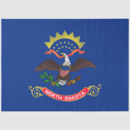 Staatsflagge Nord-Dakotan (Nord-Dakotan) Gewebepfe Seidenpapier