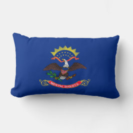 Staatsflagge Norddakota (Norddakotan) (US-Staat) Lendenkissen