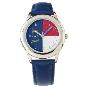 Staatsflagge North Carolina Armbanduhr