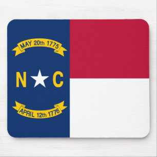 Staatsflagge North Carolina Mousepad