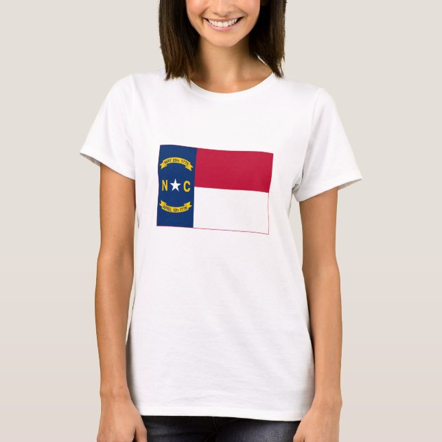 Staatsflagge North Carolina T-Shirt (Vorderseite)
