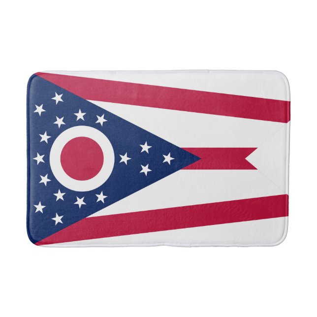 Staatsflagge Ohio Badematte (Vorderseite)