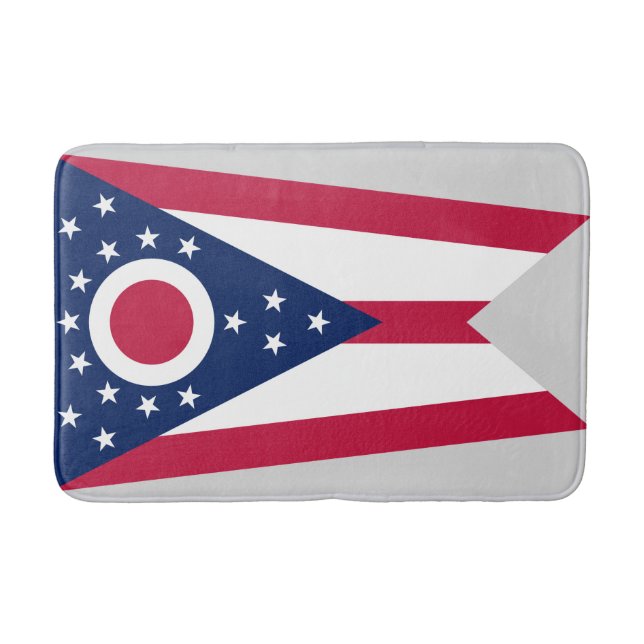 Staatsflagge Ohio Badematte (Vorderseite)
