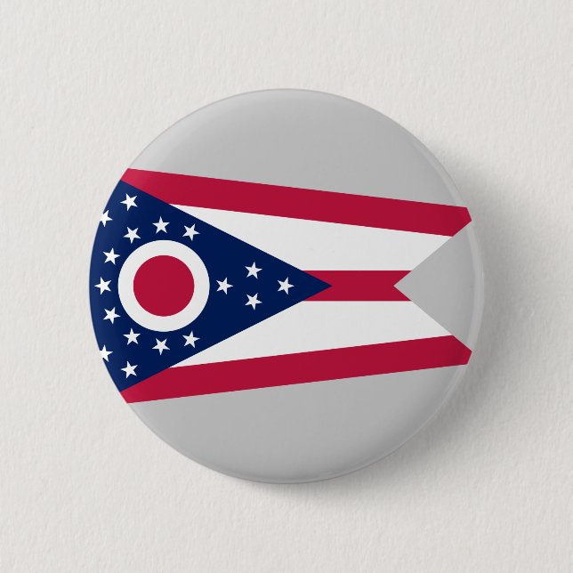 Staatsflagge Ohio Button (Vorderseite)