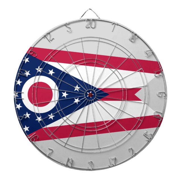 Staatsflagge Ohio Dartscheibe (vorne)