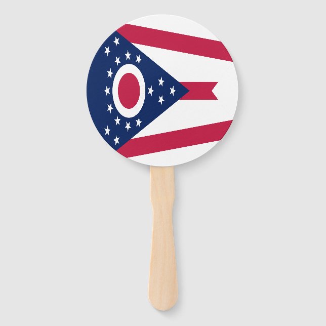 Staatsflagge Ohio Fächer (Vorderseite)