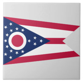 Staatsflagge Ohio Fliese