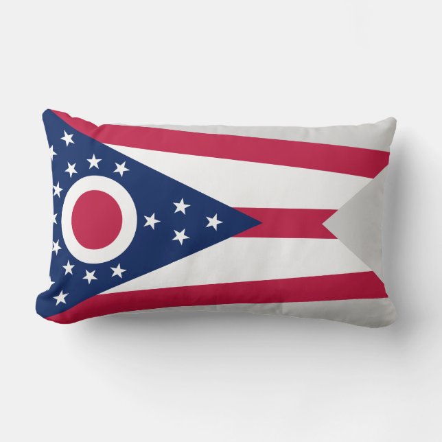 Staatsflagge Ohio Lendenkissen (Vorderseite)