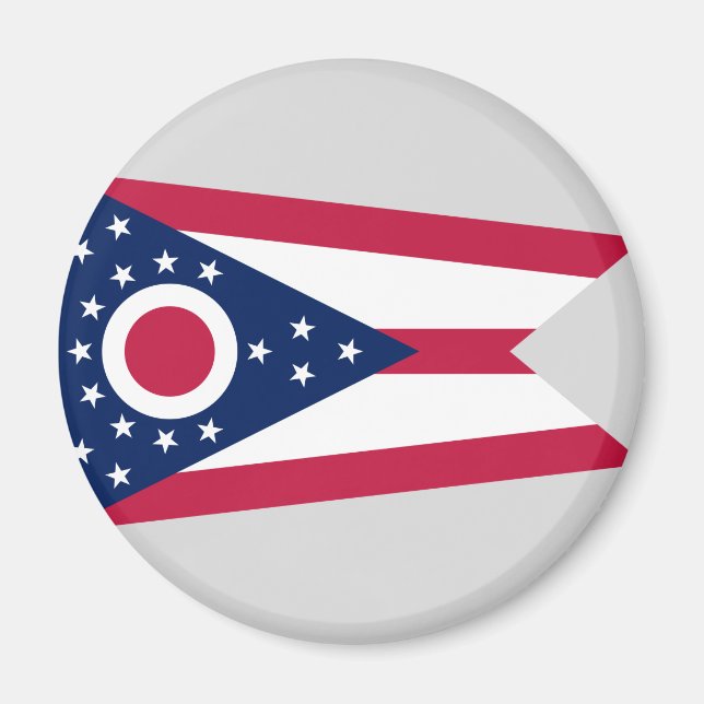 Staatsflagge Ohio Magnet (Vorne)
