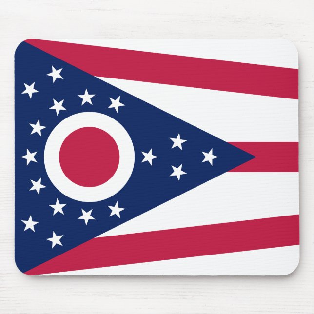 Staatsflagge Ohio Mousepad (Vorne)