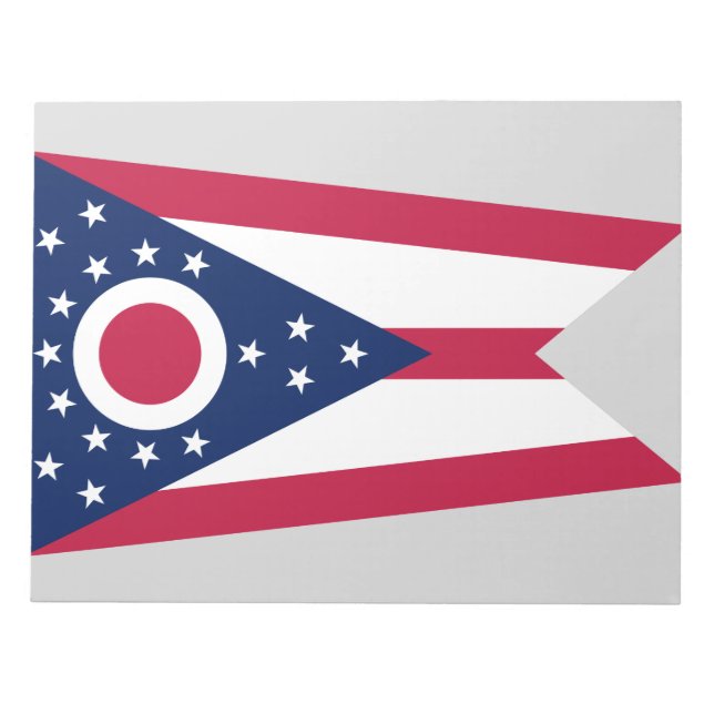 Staatsflagge Ohio Notizblock (Vorderseite)
