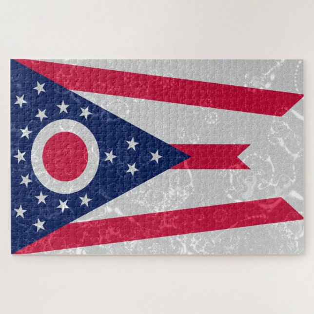 Staatsflagge Ohio Puzzle (Horizontal)