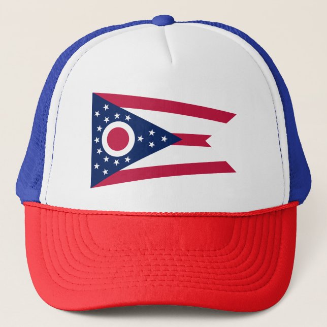 Staatsflagge Ohio Truckerkappe (Vorderseite)