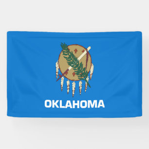 Staatsflagge Oklahoma Banner