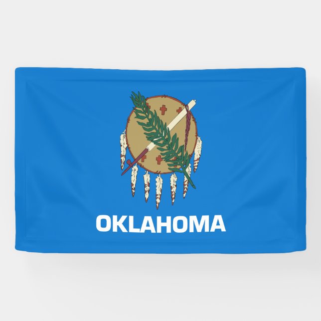 Staatsflagge Oklahoma Banner (Horizontal)