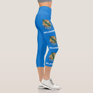Staatsflagge Oklahoma Capri Leggings