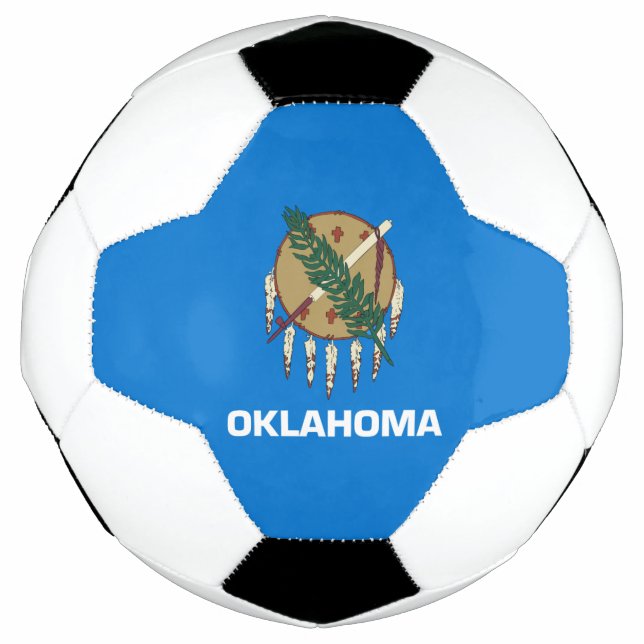 Staatsflagge Oklahoma Fußball (Vorderseite)