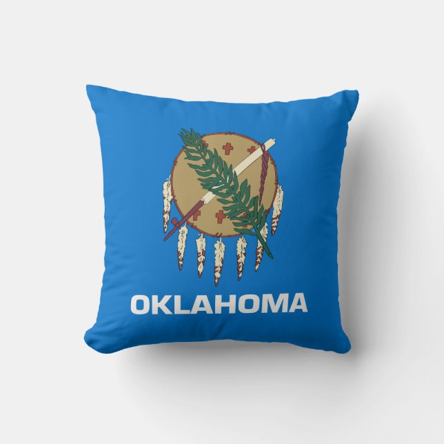 Staatsflagge Oklahoma Kissen (Vorderseite)