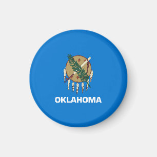 Staatsflagge Oklahoma Magnet