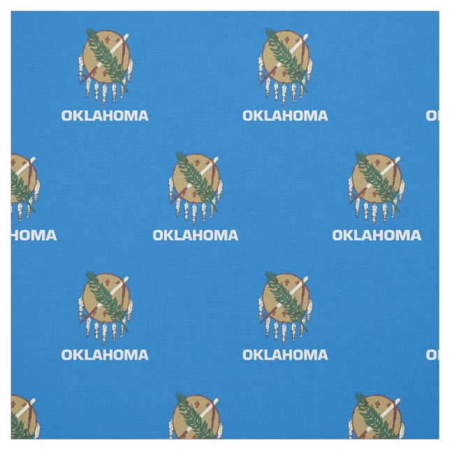 Staatsflagge Oklahoma Stoff (Muster)