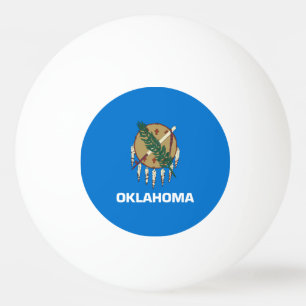 Staatsflagge Oklahoma Tischtennisball