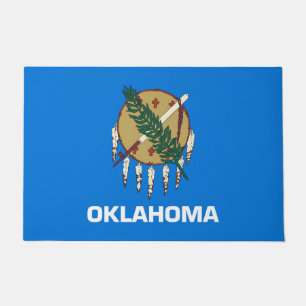 Staatsflagge Oklahoma, USA Fußmatte