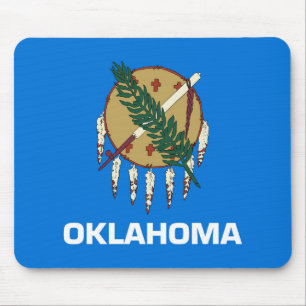 Staatsflagge Oklahoma, USA Mousepad
