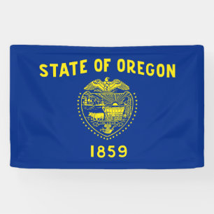 Staatsflagge Oregon Banner