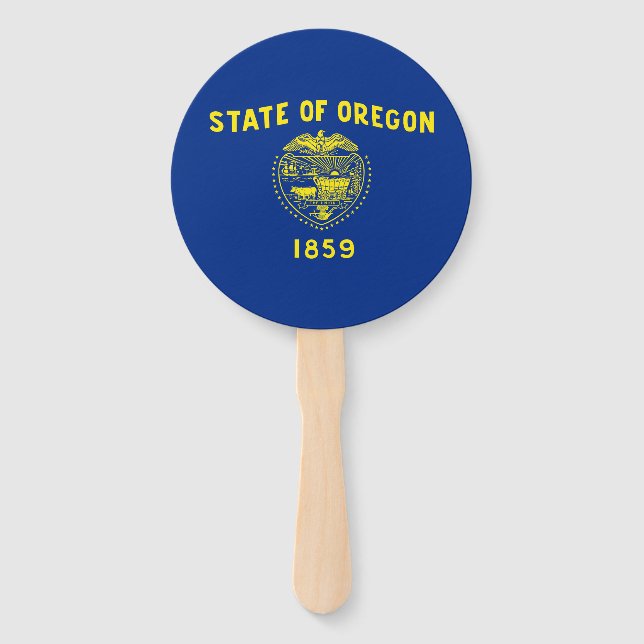 Staatsflagge Oregon Fächer (Vorderseite)