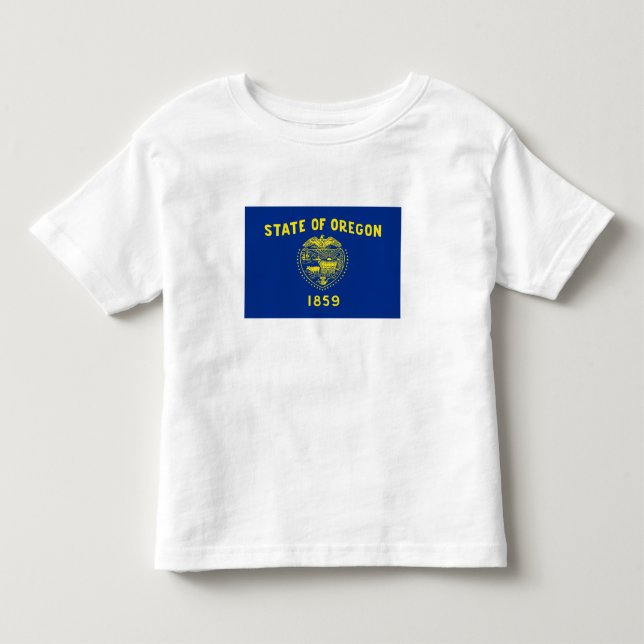Staatsflagge Oregon Kleinkind T-shirt (Vorderseite)