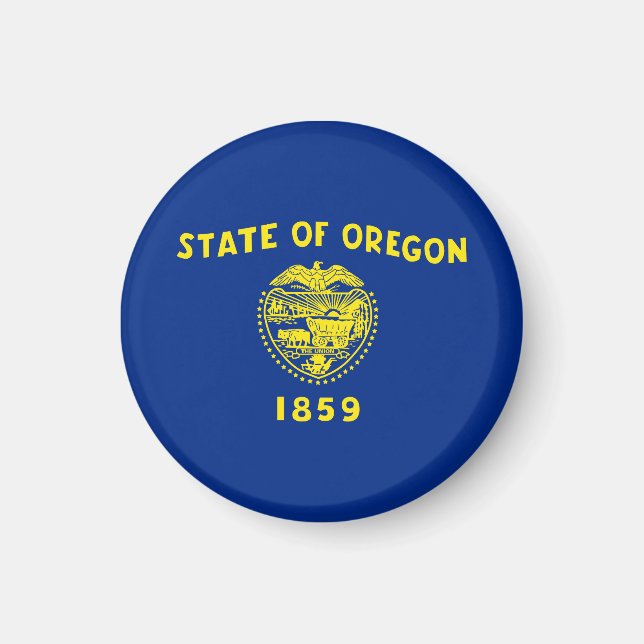 Staatsflagge Oregon Magnet (Vorne)
